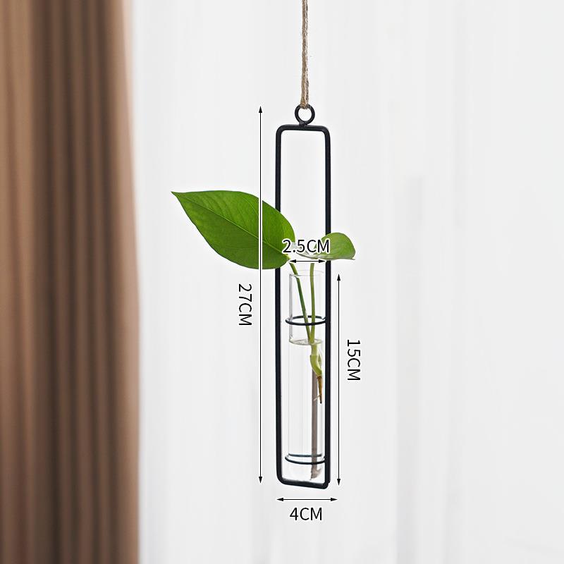 Scandinavian-Style Glass Hydroponic Vase