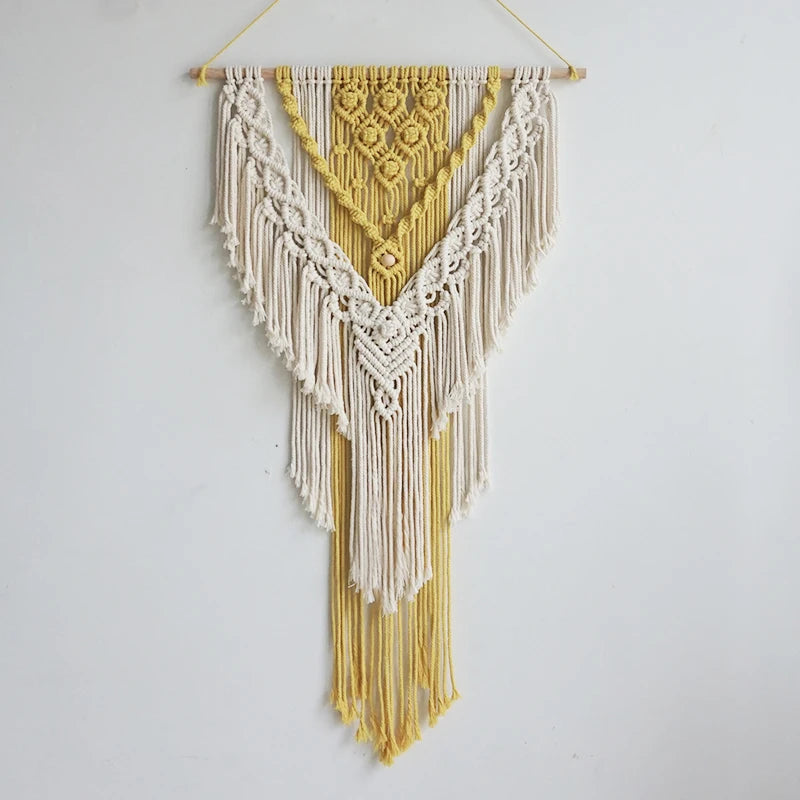 Nordic Macrame Handmade Wall Hanging tapestry boho decor